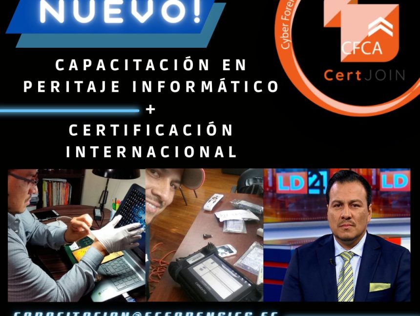 Capacitación en peritaje informático